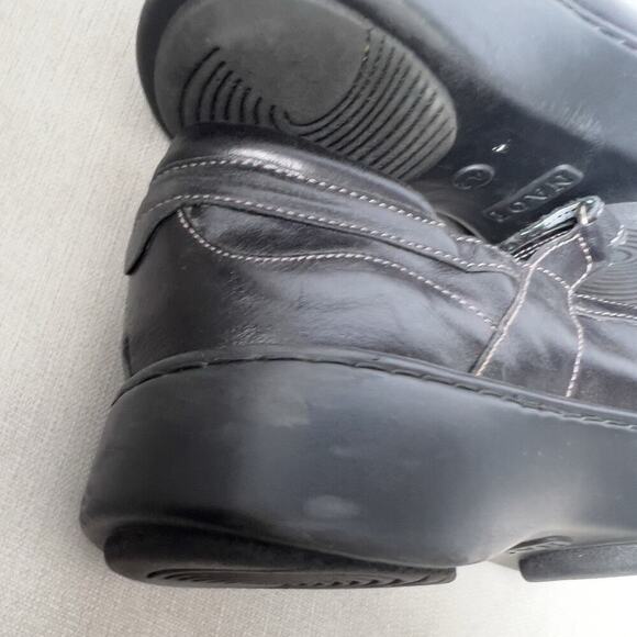 Naot Shoes Womens 11 11.5 Mary Jane Black Leather 42 Rubber - Picture 6 of 10